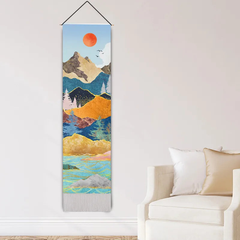 Casual Vacation Landscape Polyester cotton Hanging Ornaments Wall Art