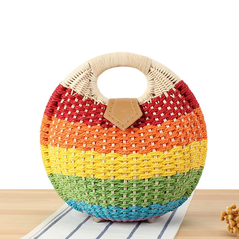 women's medium straw bag