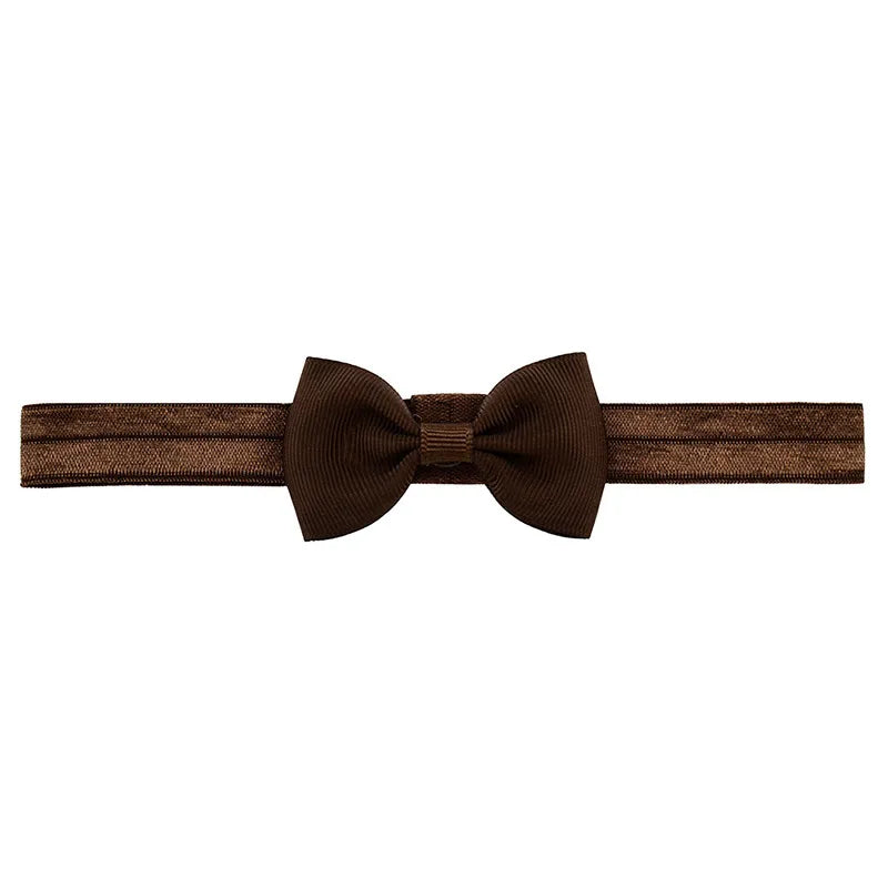 Explosive New Hairband Simple  Kidsren's Multi-color Optional Bow Rib Single Knot Headband  Hot Sale