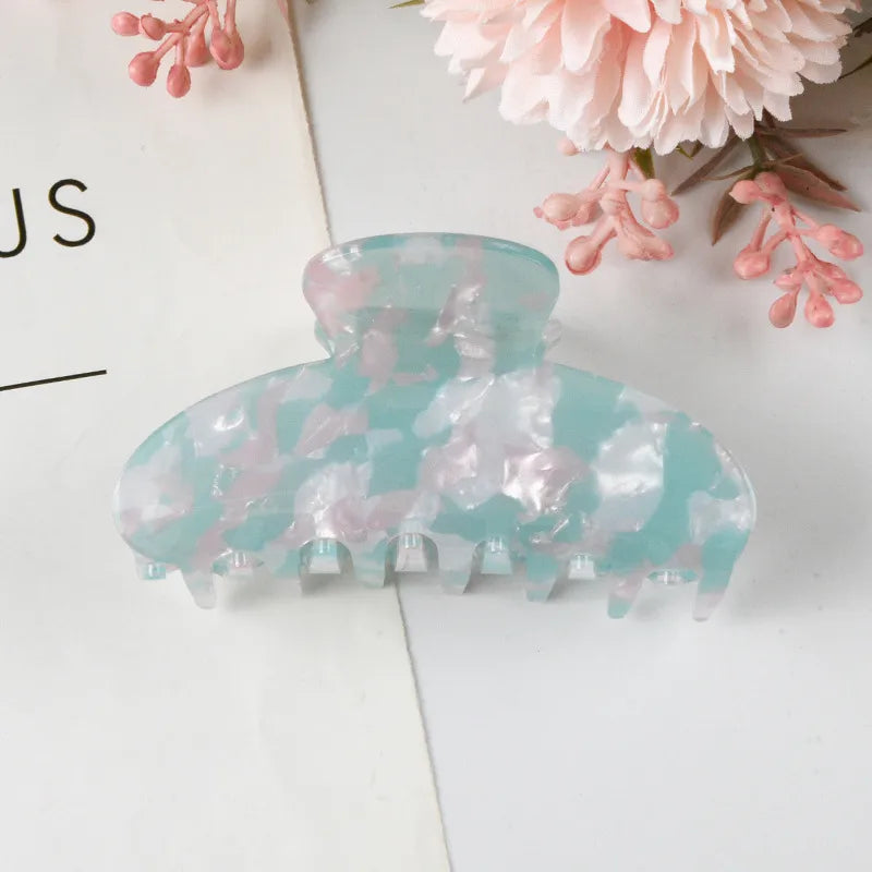 New Style Large Size Acetate Shark Clamp Hair Clip Women Luxury Fashion Hair Accessories Hair Claw For Thick Hair Tail