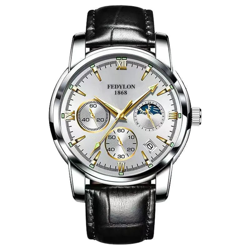 Vertiron Swiss Watch Men's Mechanical Watch Business Student Retro Genuine Top 10 Waterproof Quartz Men's Luminous