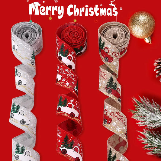 Christmas Casual Christmas Tree Car fine linen Party Decorative Props Gift Wrapping Supplies