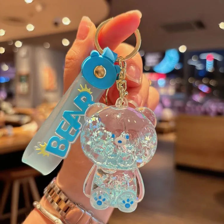 1 Piece Cute Bear Acrylic Unisex Bag Pendant Keychain
