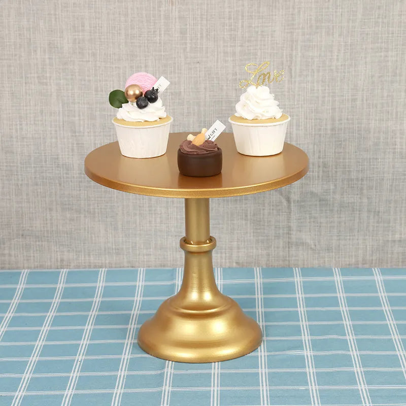 Nordic Style Solid Color Iron Daily Party Cake stand