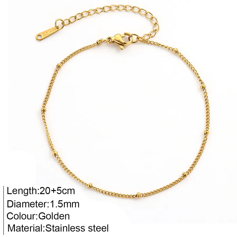 Wholesale Jewelry Bohemian Commute Anklet 304 Stainless Steel Anklet