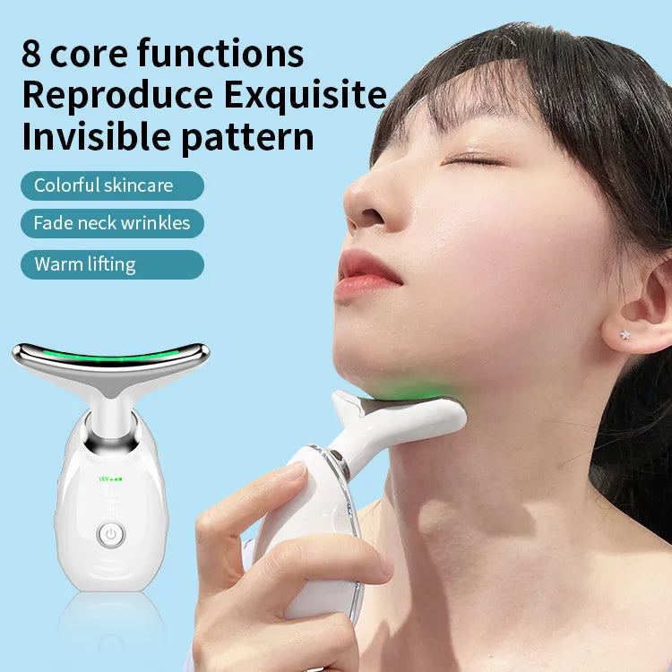color block neck care massage instrument simple style commute personal care