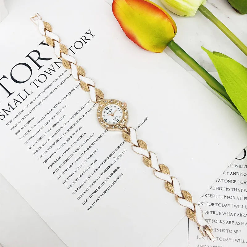 Elegant Geometric Jewelry Buckle Quartz Women's Watches
