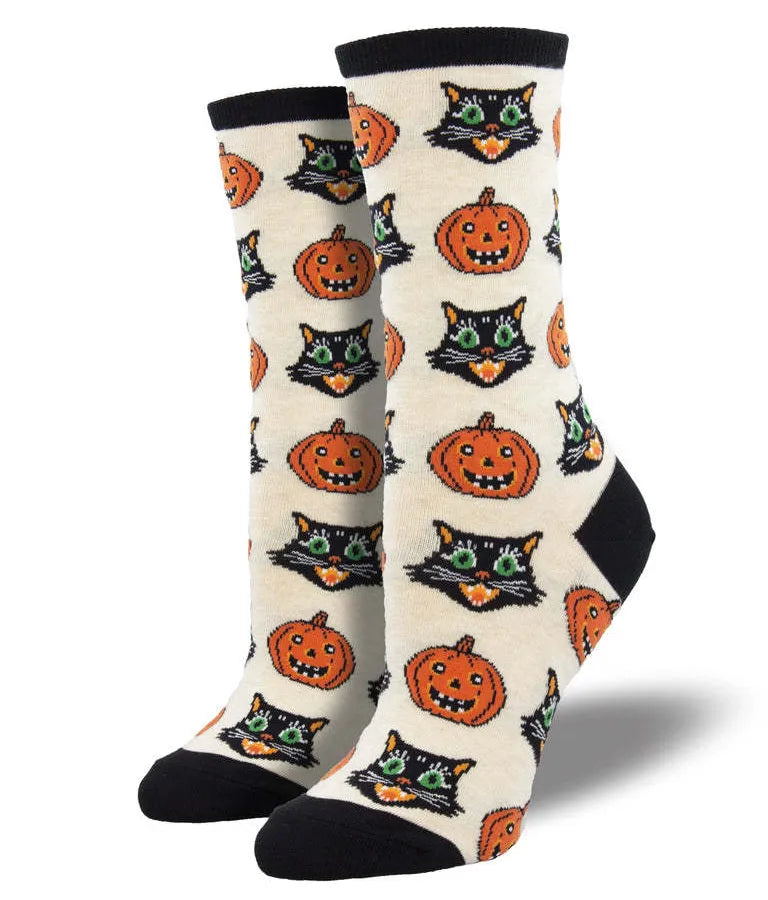 Halloween Cartoon Style Unisex Cartoon Cotton Crew Socks A Pair
