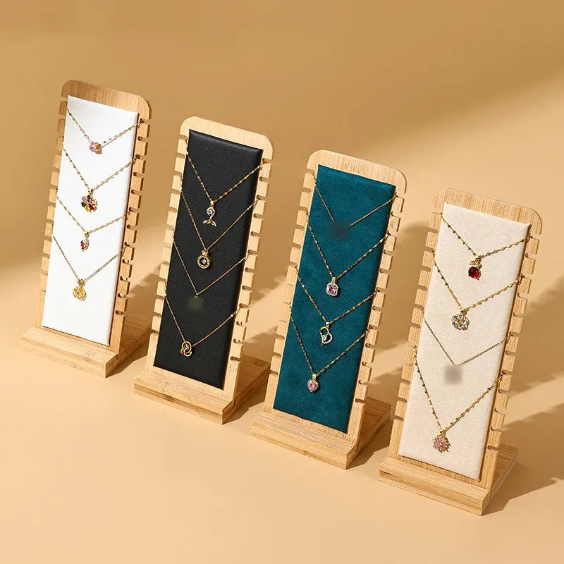 Casual Simple Style Geometric solid wood Jewelry Display 1 Piece