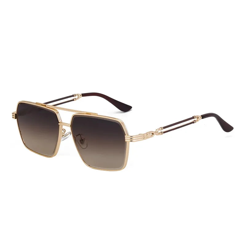Classic Style Square Pc Square Full Frame Men's Sunglasses