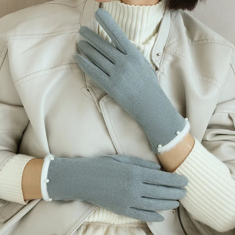Women's Casual Simple Style Solid Color Gloves