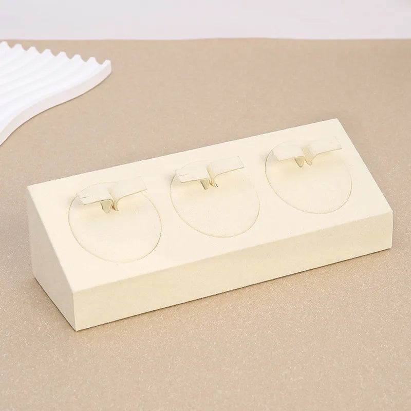 1 Piece Microfiber Elegant Simple Style Geometric Solid Color Jewelry Display Jewelry Rack