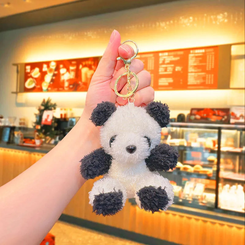 Cartoon Style Bear Polyester Women's Keychain