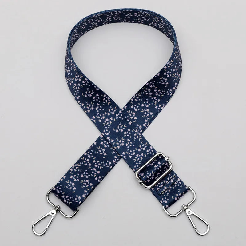 Polyester Stripe Lingge Leopard Bag Strap