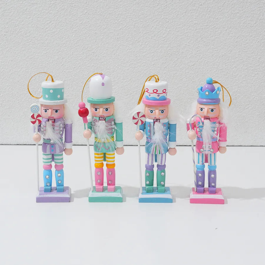 Christmas Cute Soldier Wood Party Festival Ornaments