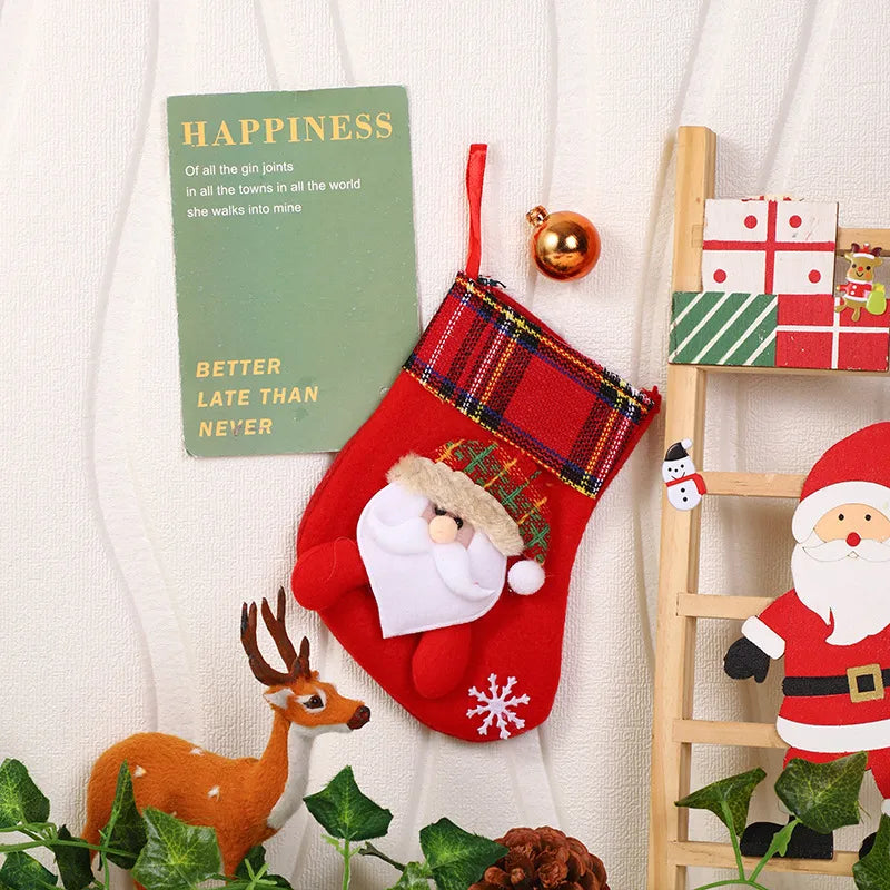 christmas cute santa claus snowman cloth party christmas socks