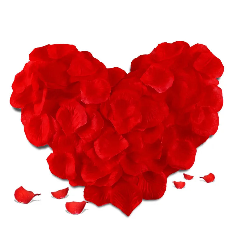 Wedding Celebration Supplies 1000 Pieces Non-Woven Fabric Rose Petal Decorative Artificial Flowers Wedding Room Decoration Petals