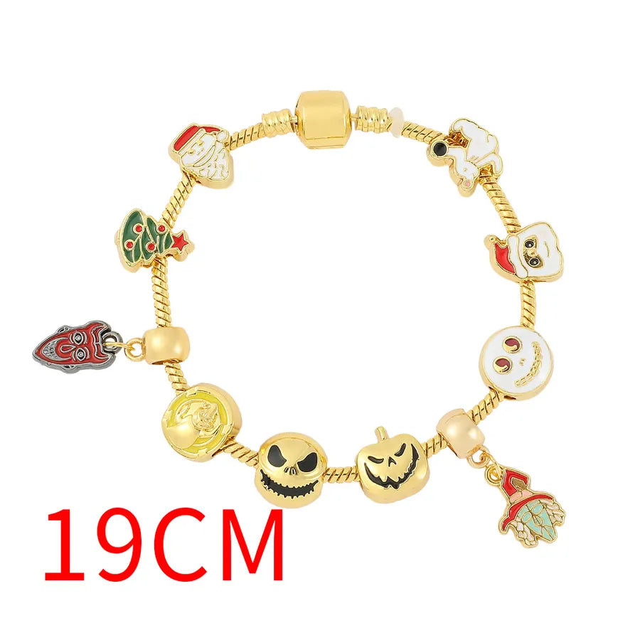 Cartoon Animation Horror Movie coraline Ghost Mother Halloween Pan Diy Beaded Bracelet Jewelry