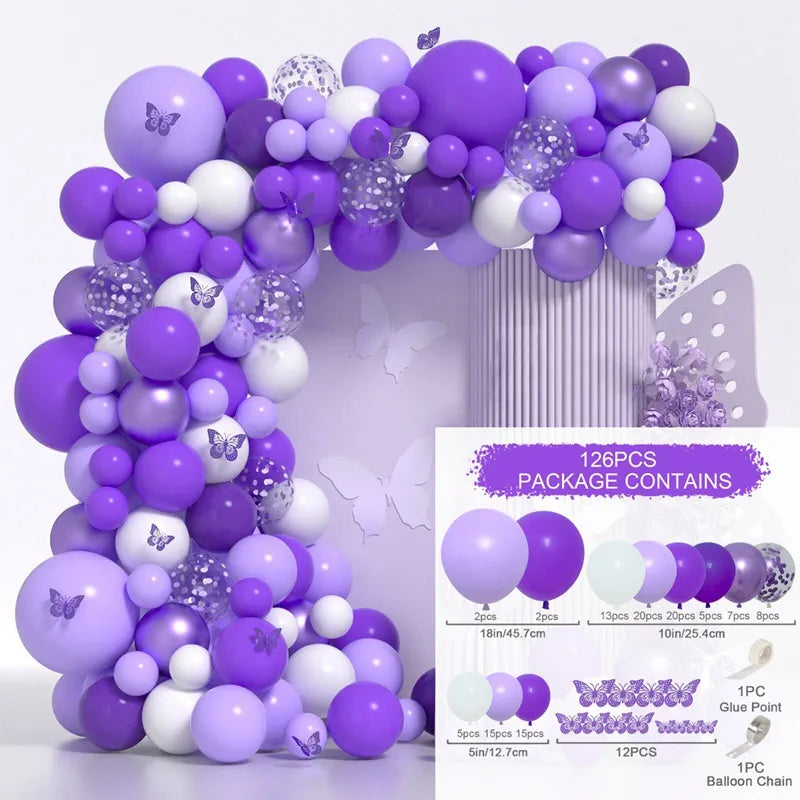 10 Series Birthday Party Decoration Balloon Suit Balloon Chain Arch Wedding Wedding Room Scene Arrangement