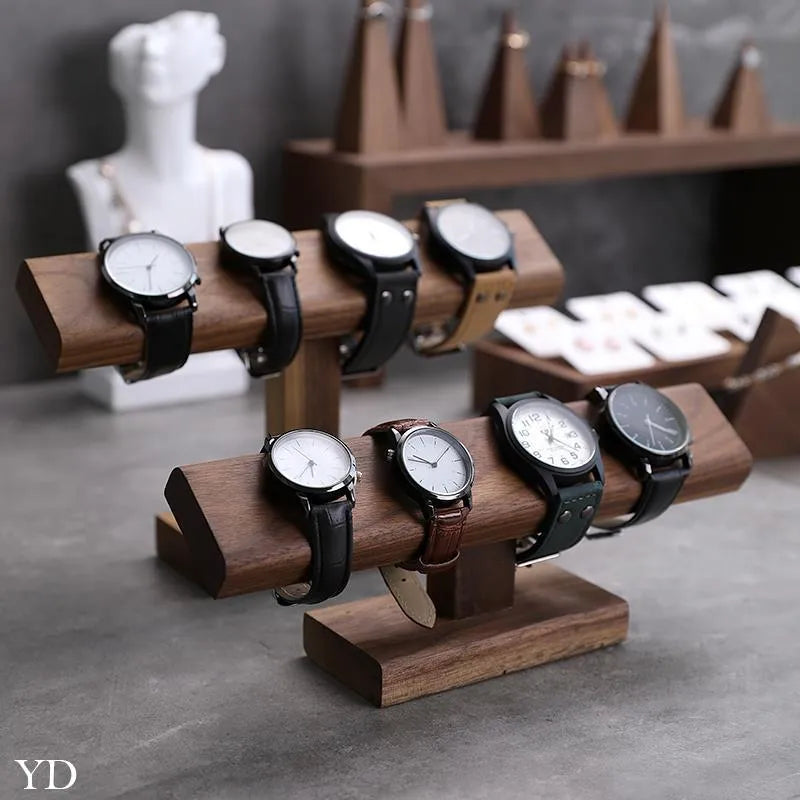 1 Piece solid wood Retro Classic Style Geometric Watch display frame