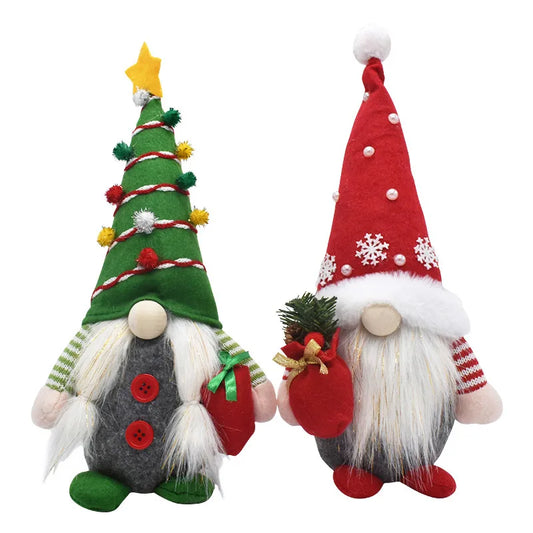 Christmas Geometric Party Rudolph Doll
