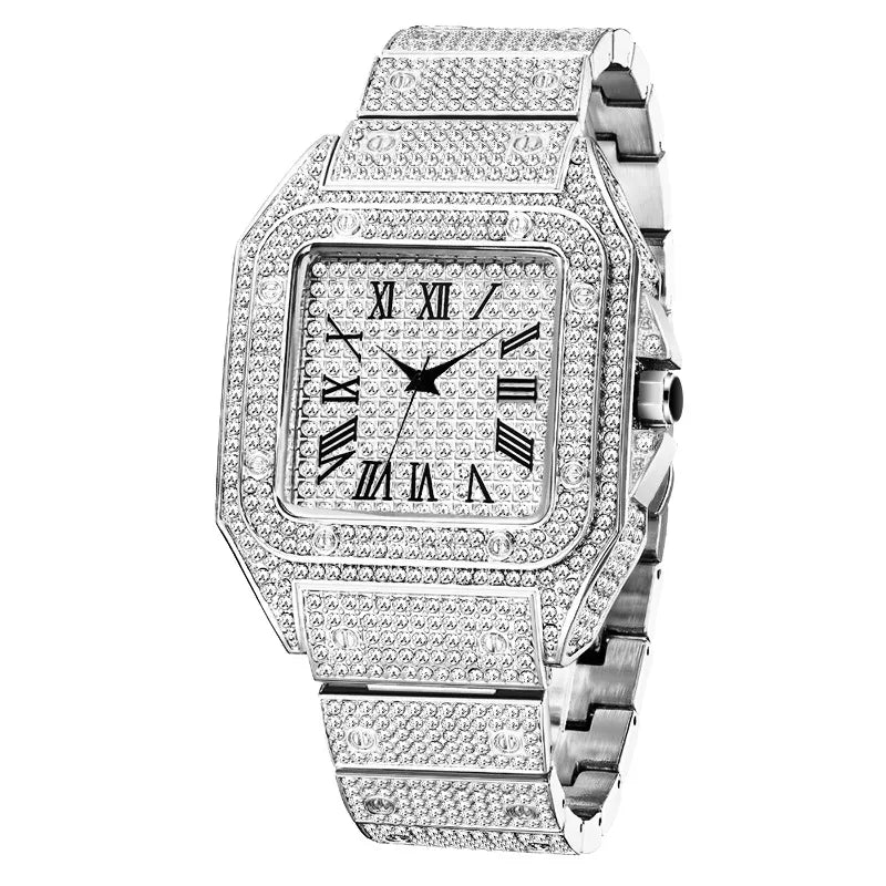 Elegant Hip-Hop Geometric Butterfly Double Snap Quartz Men's Watches