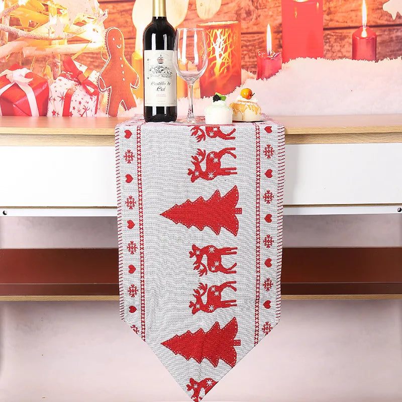 Christmas Fashion Elk Banquet tablecloth