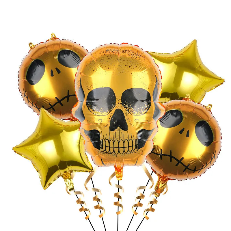 halloween geometric aluminum film party balloon