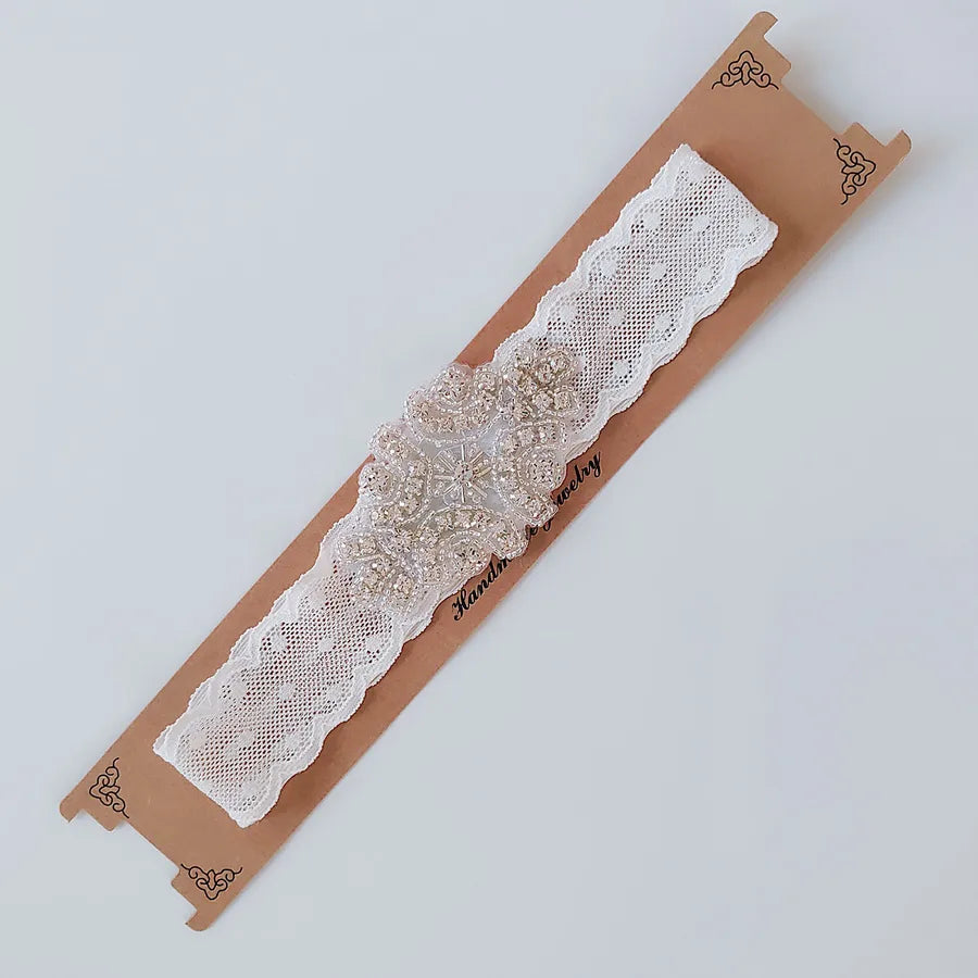 Bridal Solid Color Wedding Party Garter