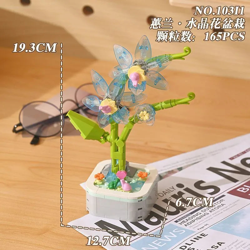 Kids(7-16Years) Children Unisex Flower ABS Building Toys Learning & Education Toys
