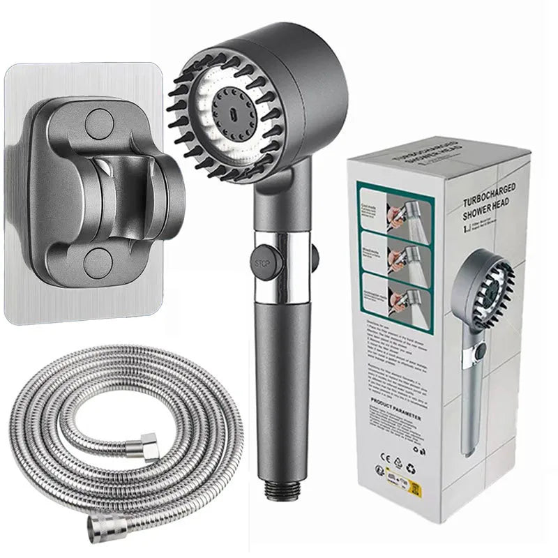 Wearing spray pressurized shower nozzle shower head suit wholesale household handheld shower head bathroom bracket wholesale