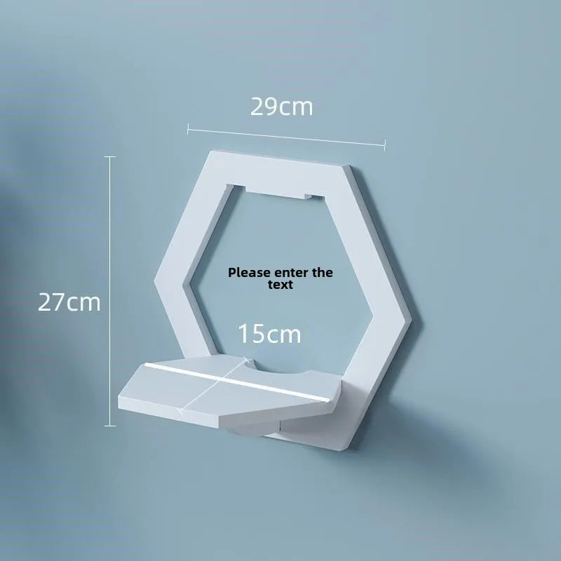 Punch-free Set-top Box Storage Rack Bedside Wall Decoration Partition Wall-hanging Flower Rack Wall-hanging Projector Bracket