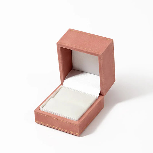 1 Piece Flannel Luxurious Holiday Banquet Solid Color Jewelry Boxes