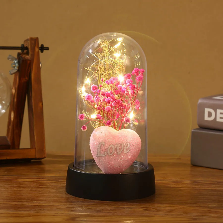 valentine's day romantic sweet pastoral heart shape plastic indoor home