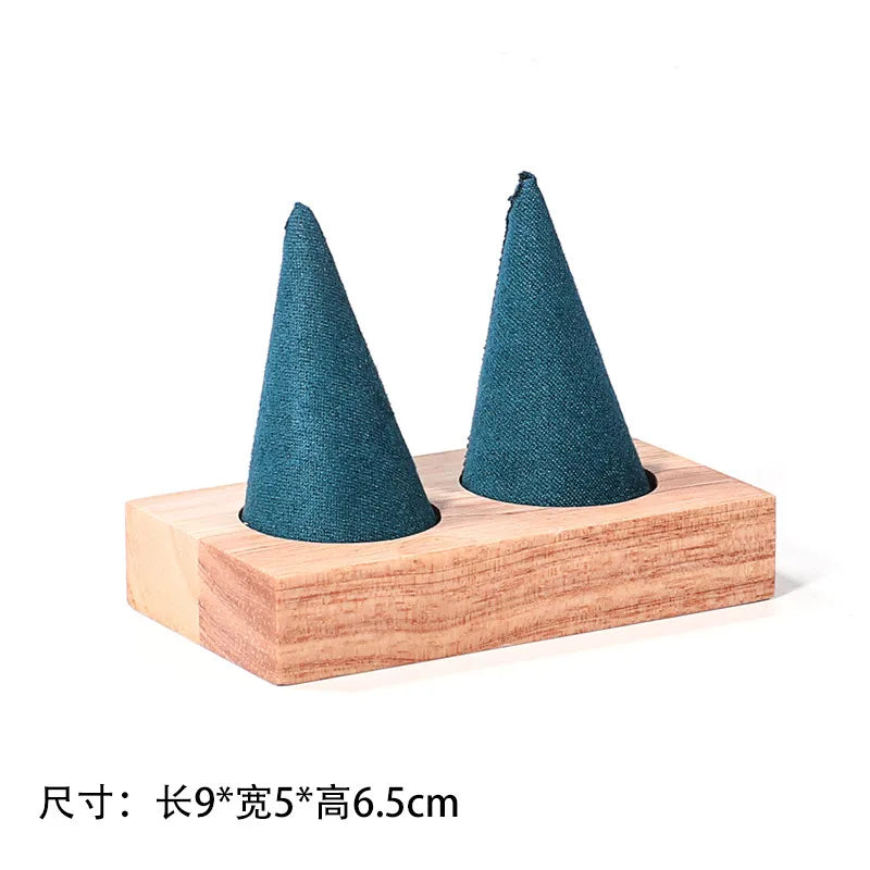 1 Piece solid wood Flannel Cute Modern Style Geometric Jewelry Display