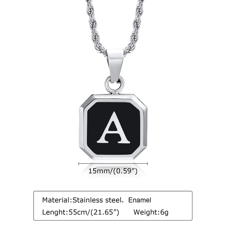 304 Stainless Steel Hip-Hop Enamel letter