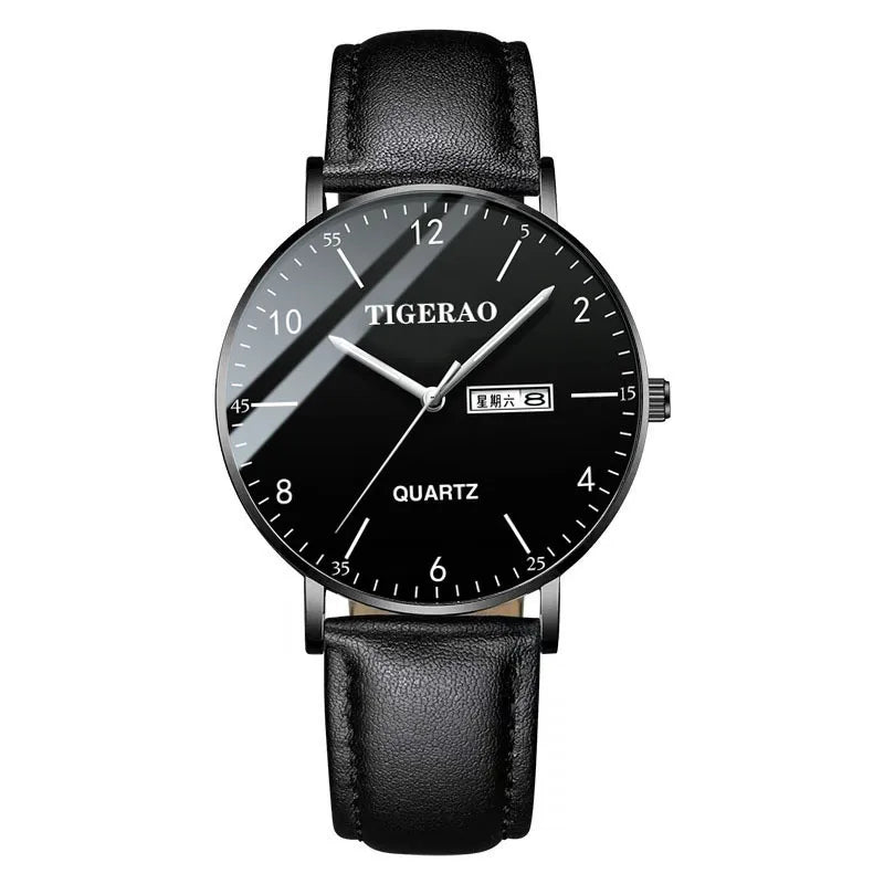 korean style geometric jewelry buckle quartz men's watches