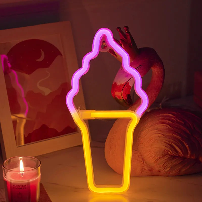 casual letter dolphin rocket pc indoor night lights