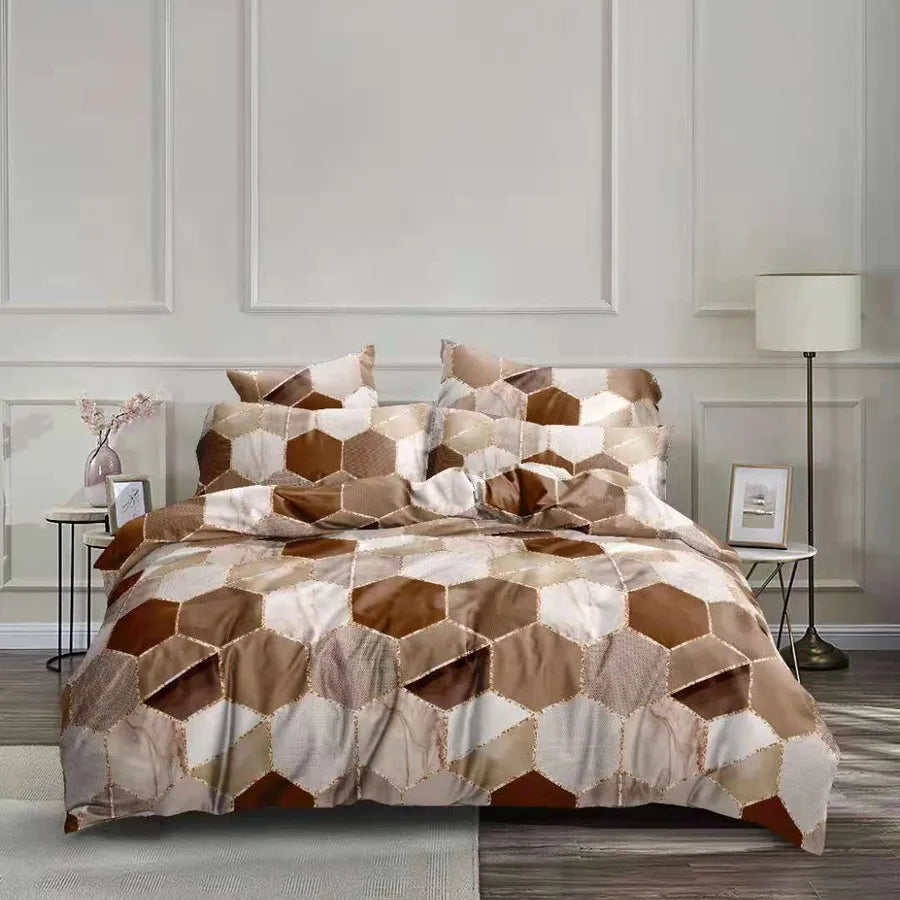 Casual Geometric chemical fiber Beddings Bedding