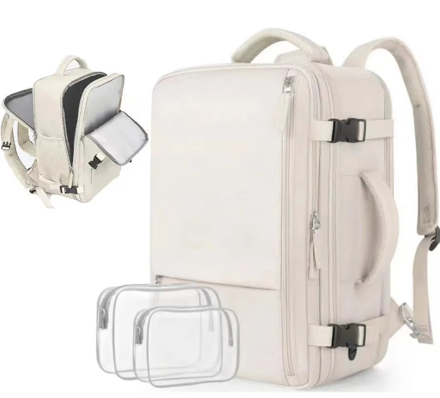 new student casual backpack schoolbag women's large capacity multi-functional computer backpack travel backpack