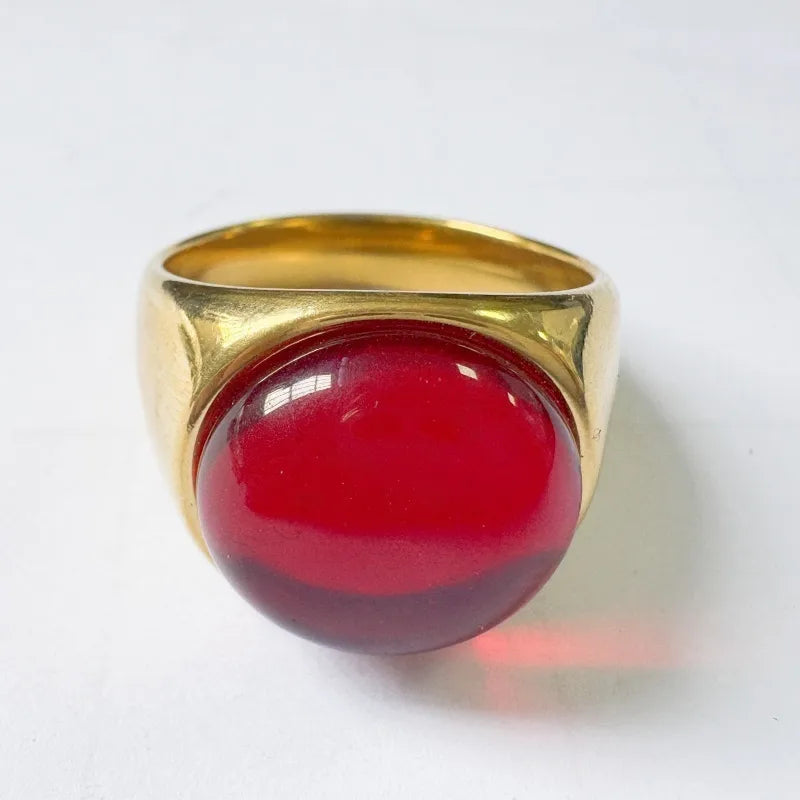 Wholesale Jewelry Elegant Classical Round 304 Stainless Steel Rings