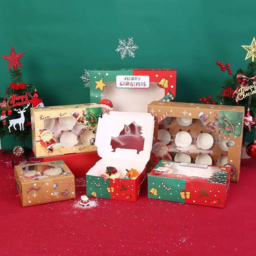 Christmas Cartoon Style Cartoon Paper Card Party Gift Wrapping Supplies