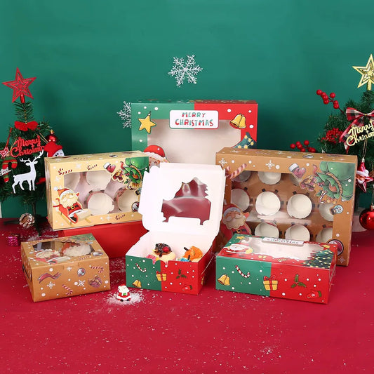 Christmas Cartoon Style Cartoon Paper Card Party Gift Wrapping Supplies