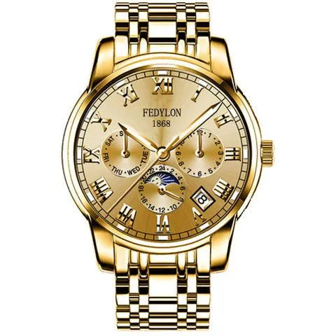 Vertiron Swiss Watch Men's Mechanical Watch Business Student Retro Genuine Top 10 Waterproof Quartz Men's Luminous