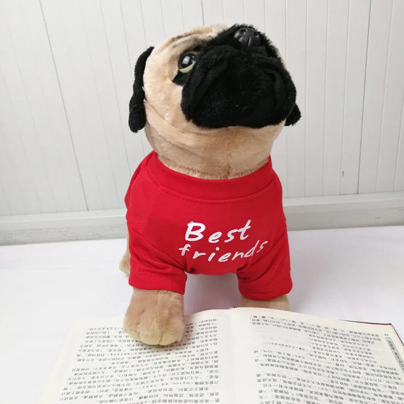 fashion cloth letter pet clothing 1 piece