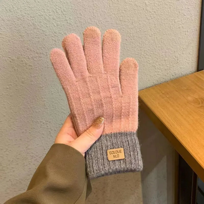 women's casual simple style solid color gloves 1 pair