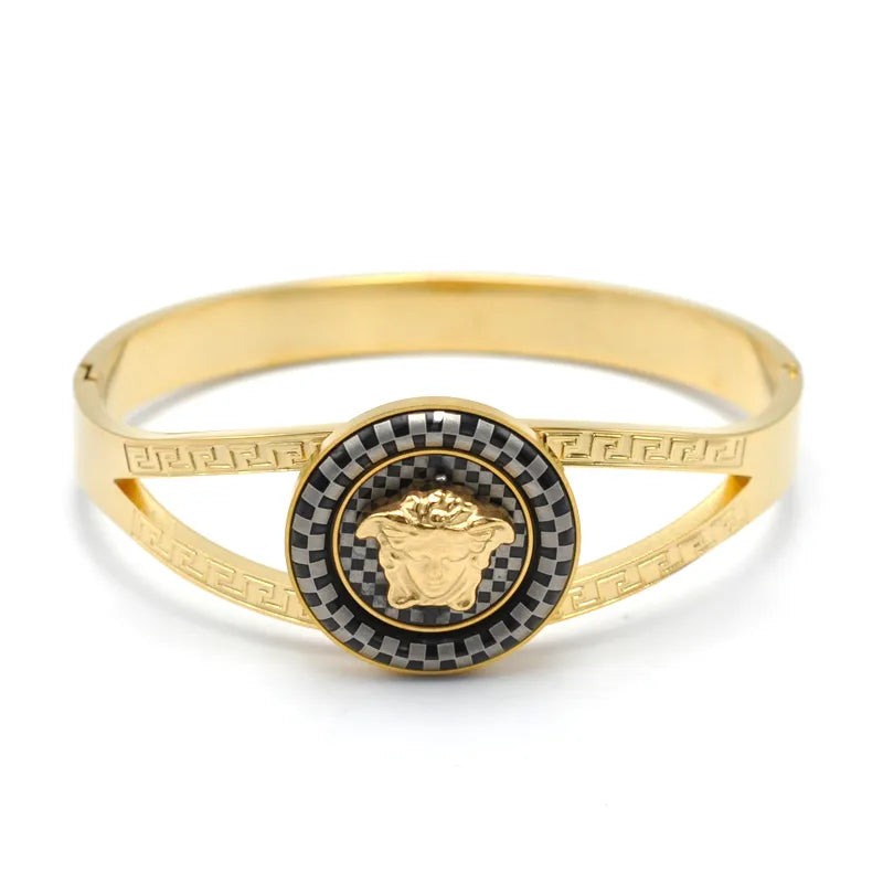 Simple Style Roman Style British Style Animal Titanium Steel Men's Bangle Men Cuff & Bangle