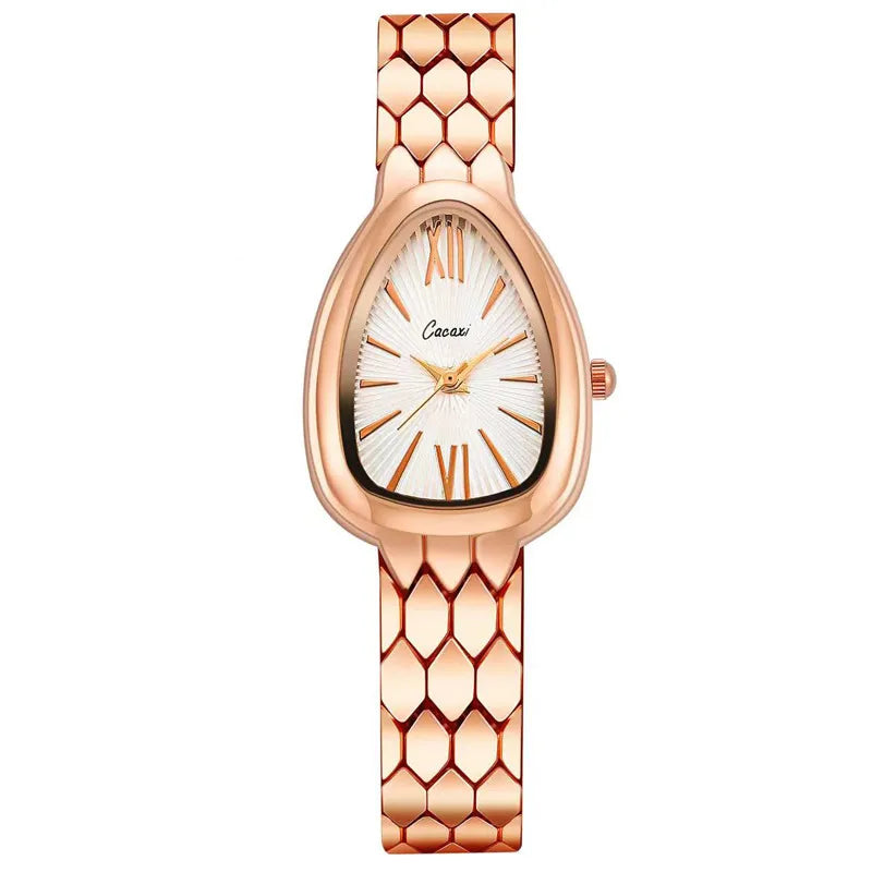 Retro Commute Solid Color Jewelry Buckle Quartz Watch