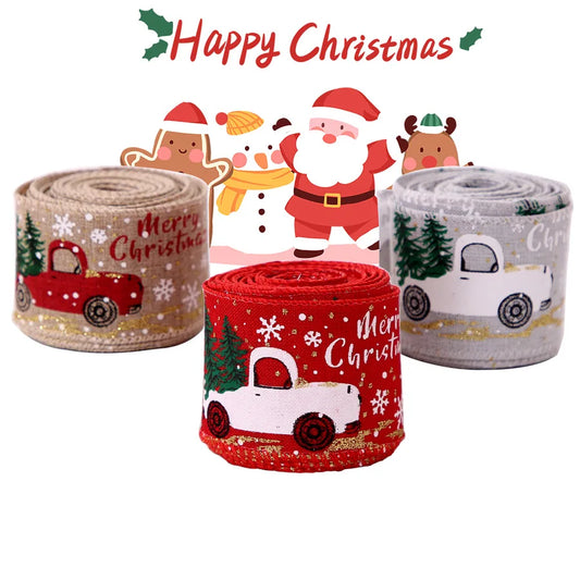Christmas Casual Christmas Tree Car fine linen Party Decorative Props Gift Wrapping Supplies