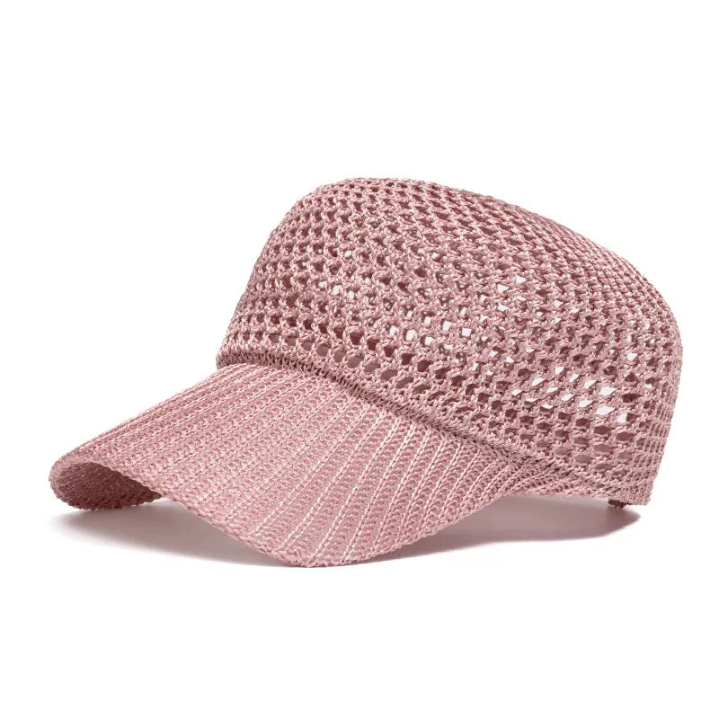 Women's Casual Simple Style Solid Color Curved Eaves Baseball Cap